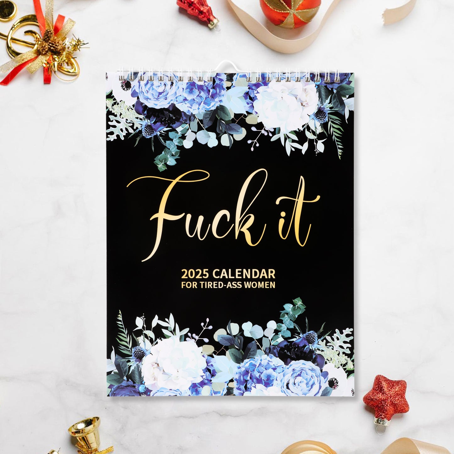 【Christmas gifts】2025 Mental Health Calendar with Funny Swear Quotes, Affirmations, and Monthly Planner for Home Offices - Portable and Easy to Hang skylight calendar aesthetic noteboo daily planner plannerk sticker lovers chalkboard calendar